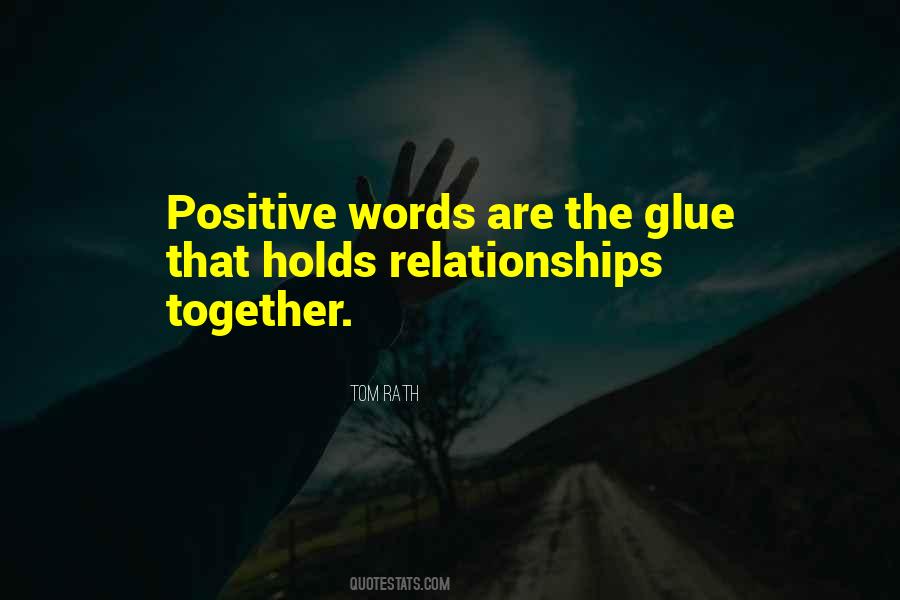 Quotes About Positive Words #1857288