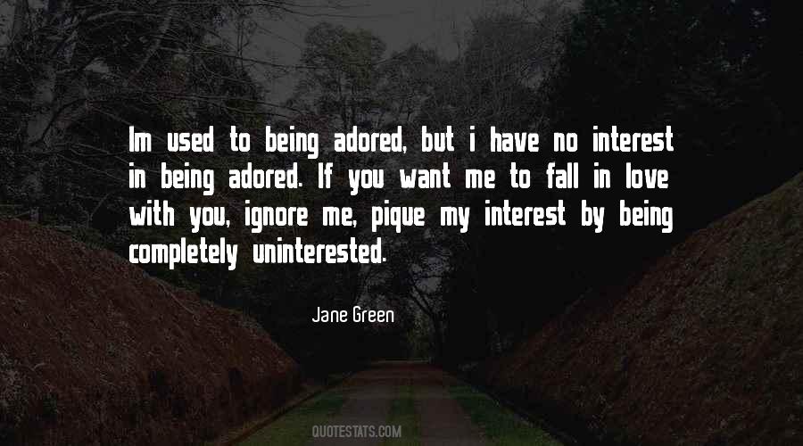 Quotes About Being Adored #1116102