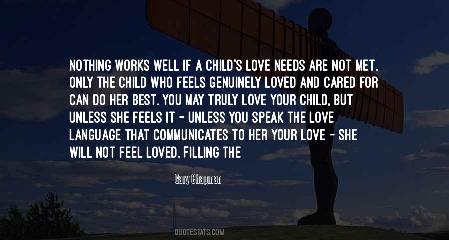 Quotes About A Child's Love #705145