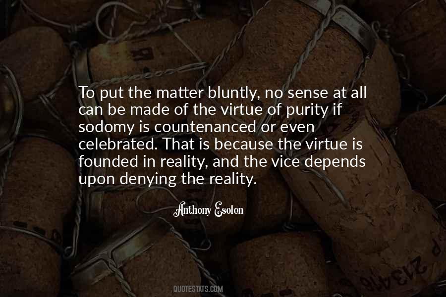 Virtue Of Purity Quotes #1563201
