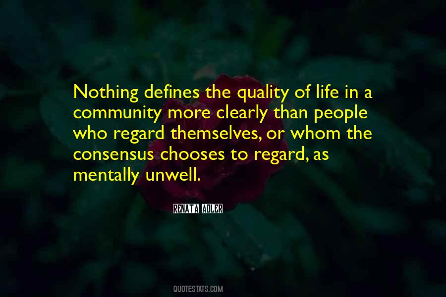Quality Life Quotes #110700