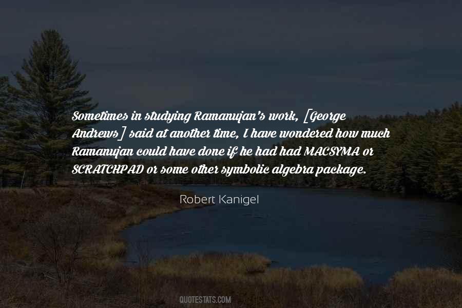 Quotes About Ramanujan #465446