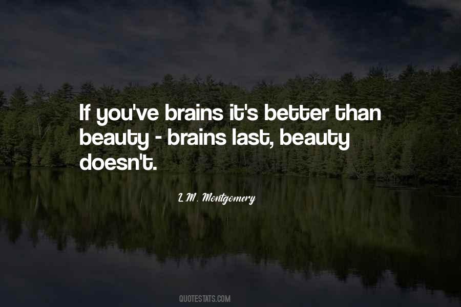 Quotes About Brains And Beauty #1825337