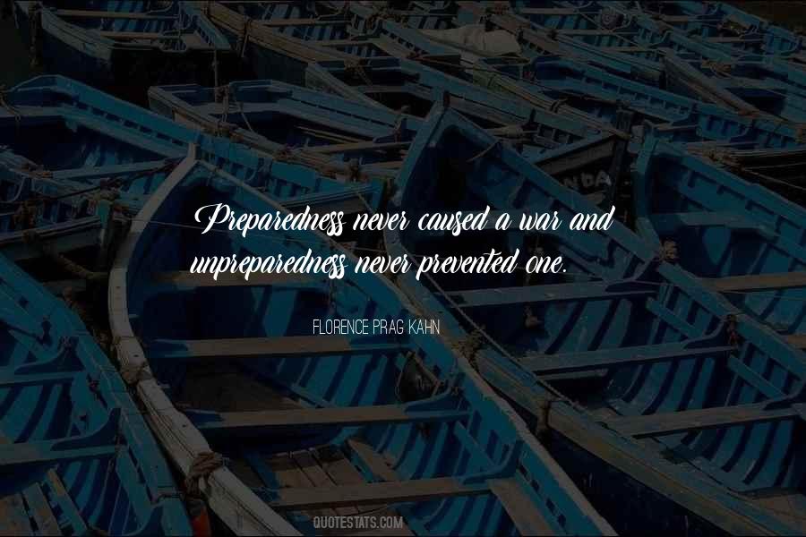 Your Unpreparedness Quotes #859901
