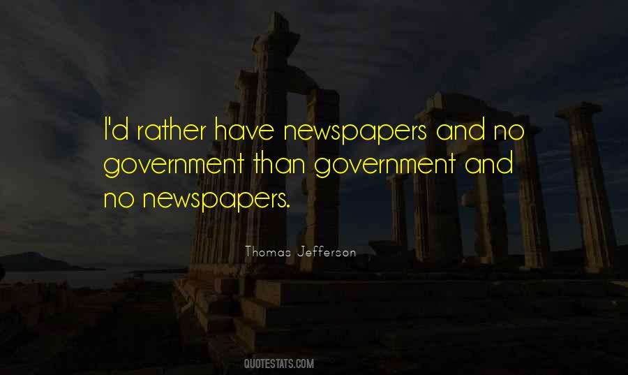 Quotes About Newspapers #1167134