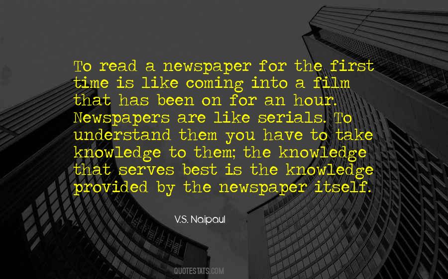 Quotes About Newspapers #1301308