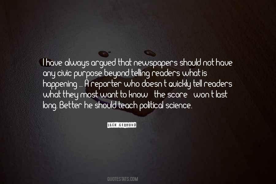 Quotes About Newspapers #1361191
