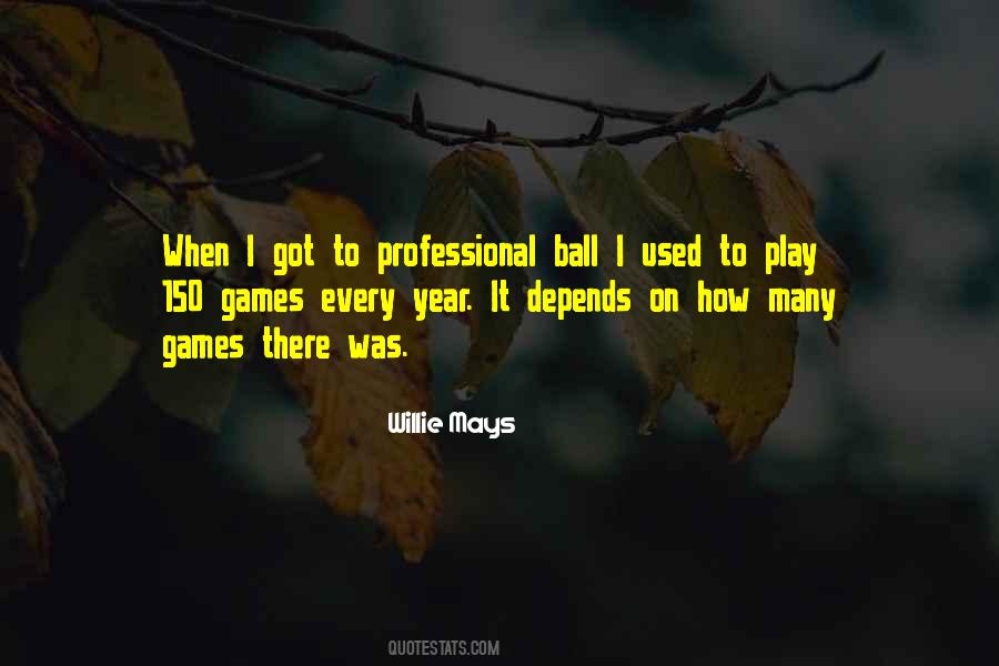 Quotes About Ball Games #508123