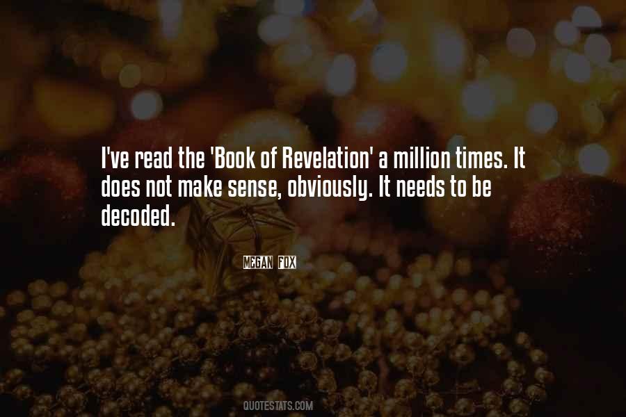 Quotes About The Book Of Revelation #1293263