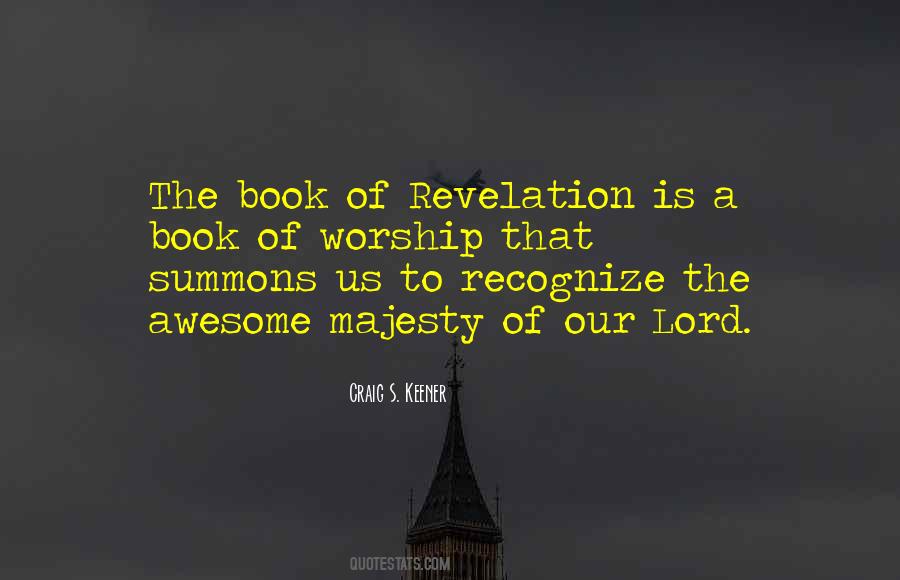 Quotes About The Book Of Revelation #47460