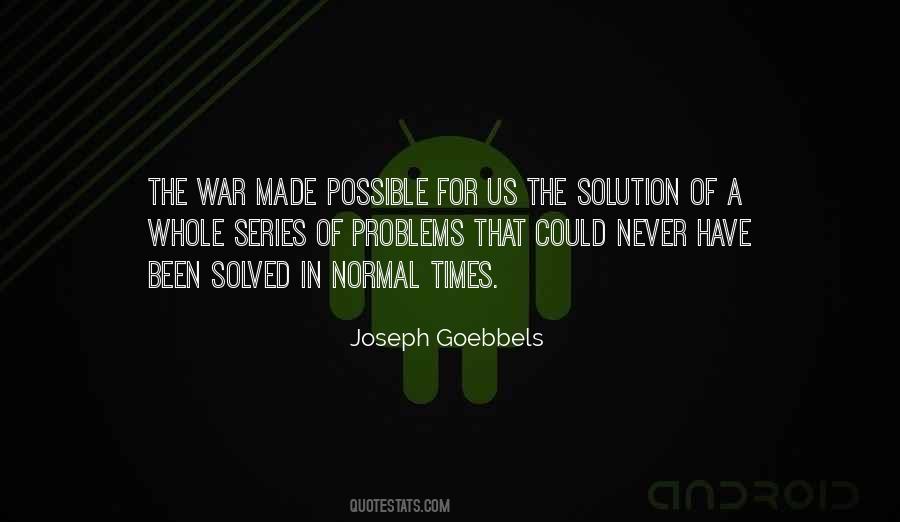 Quotes About Solved Problems #118683