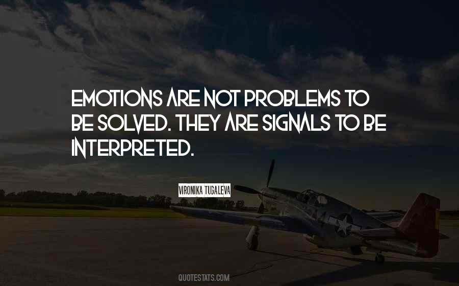 Quotes About Solved Problems #264303