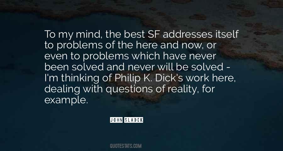 Quotes About Solved Problems #276495