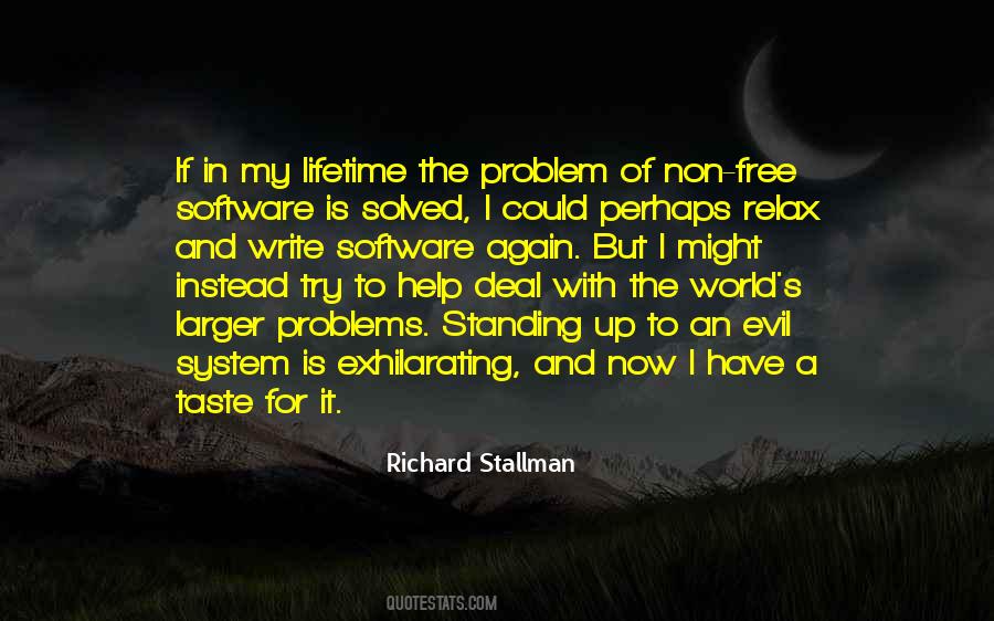 Quotes About Solved Problems #302846