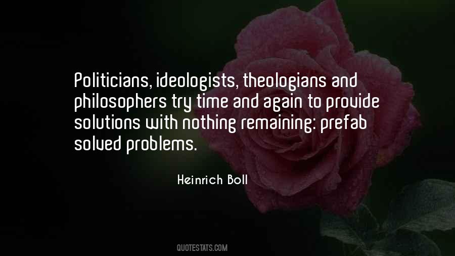 Quotes About Solved Problems #421223