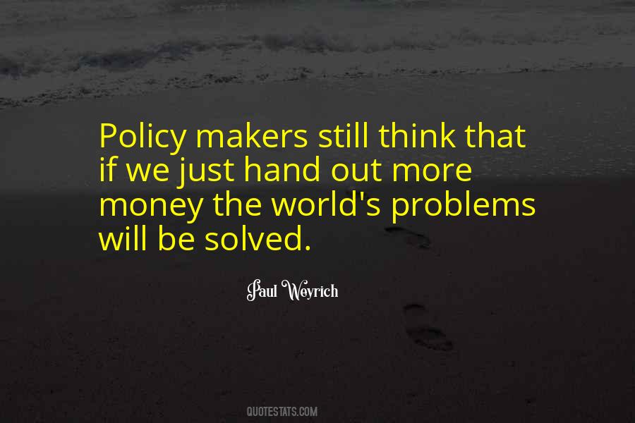Quotes About Solved Problems #5872