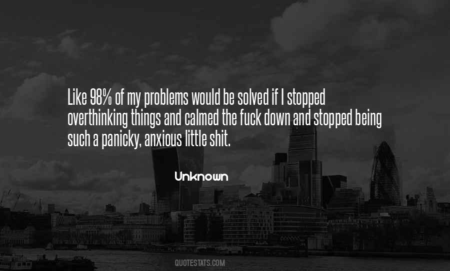 Quotes About Solved Problems #64951