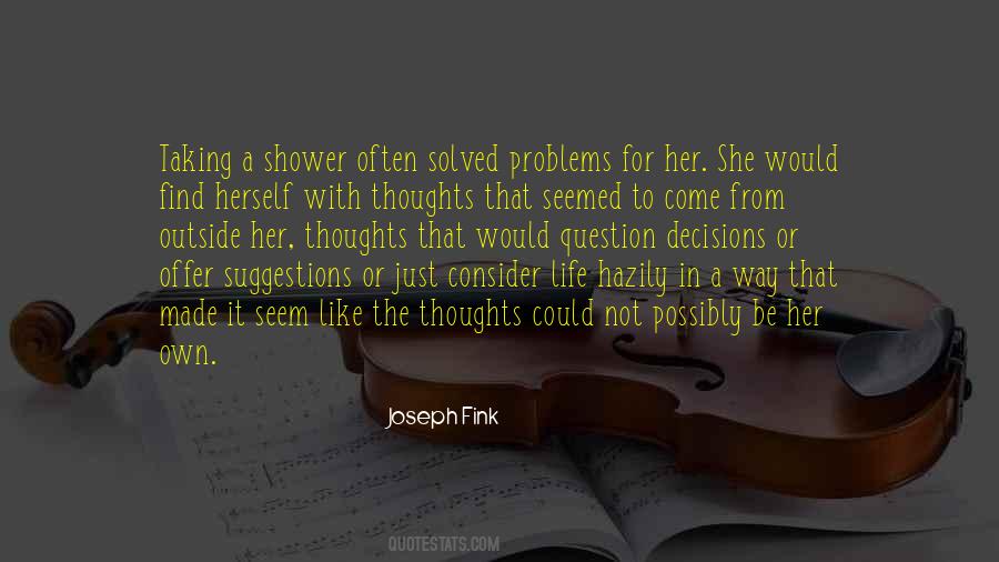 Quotes About Solved Problems #794778