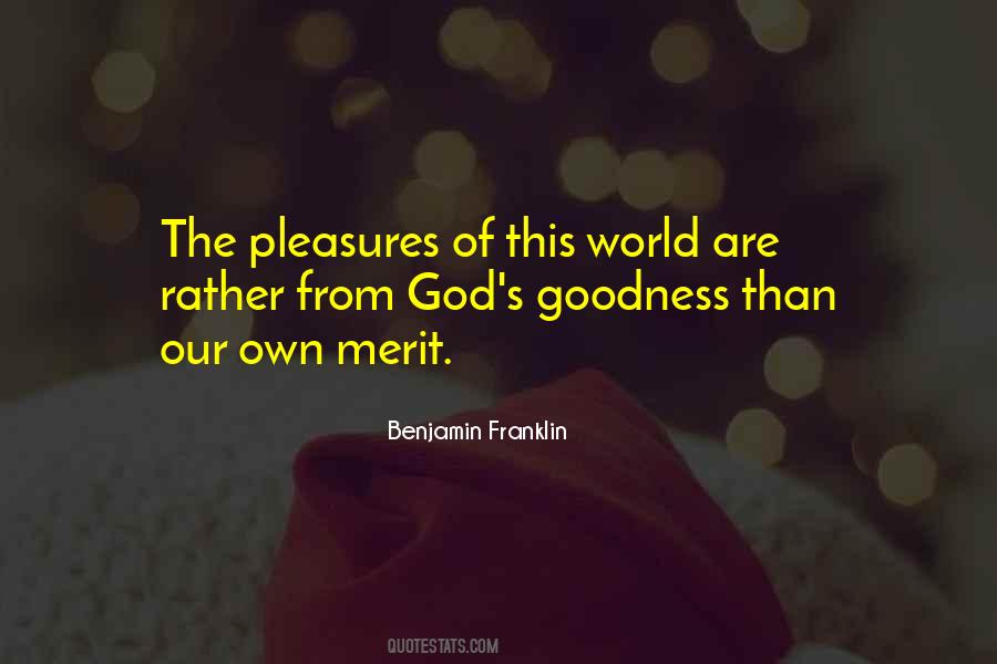 God God S Goodness Quotes #380597