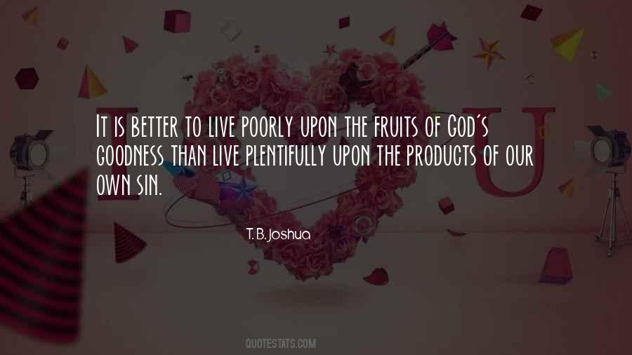 God God S Goodness Quotes #501560
