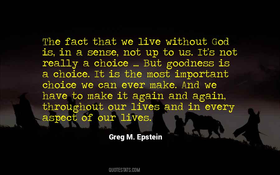 God God S Goodness Quotes #796301