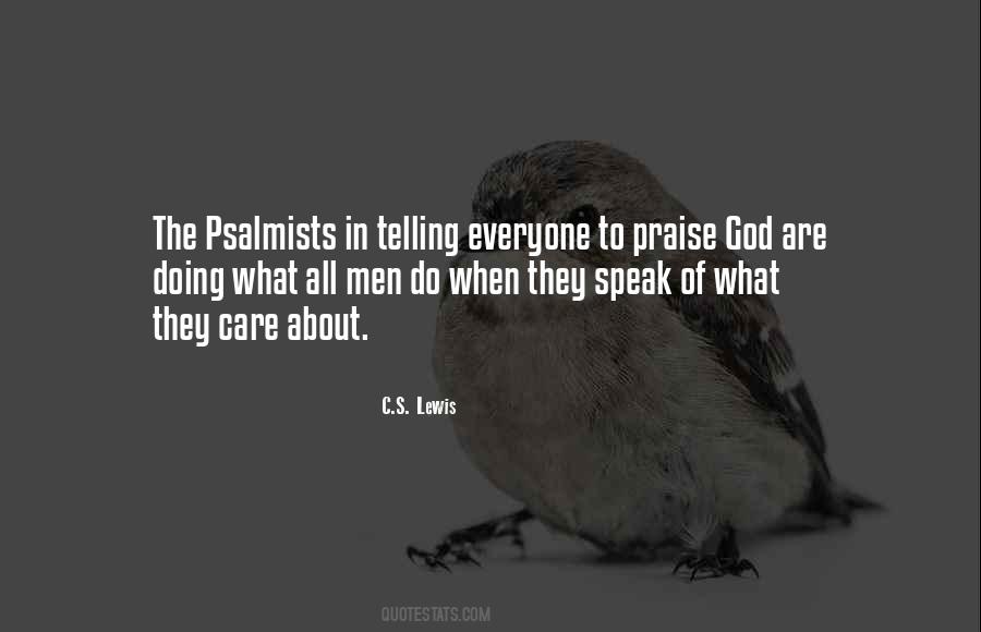 Quotes About Praise To God #613409