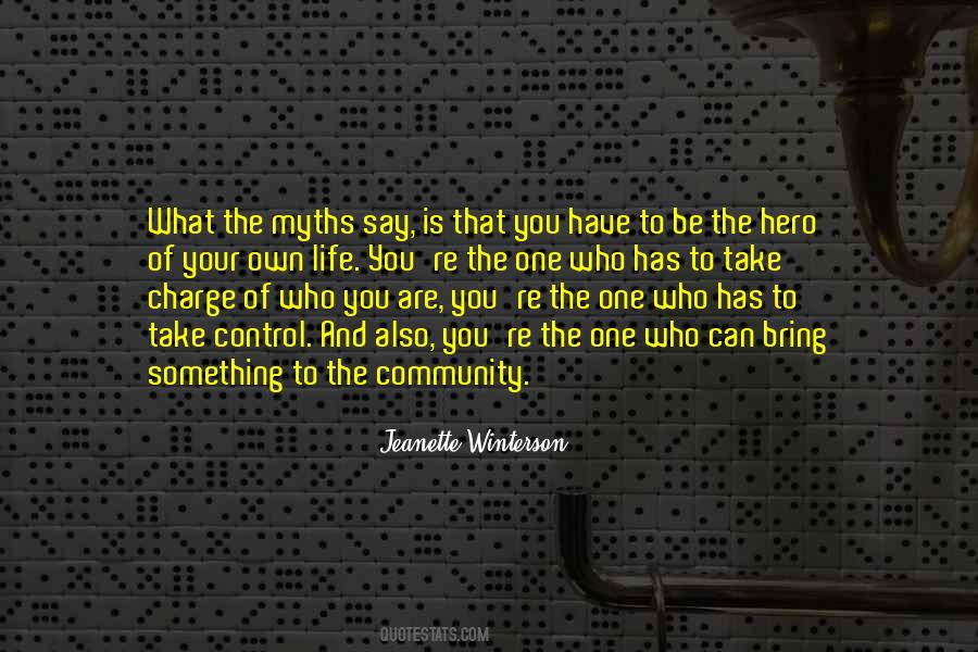 Be Your Own Hero Quotes #153011