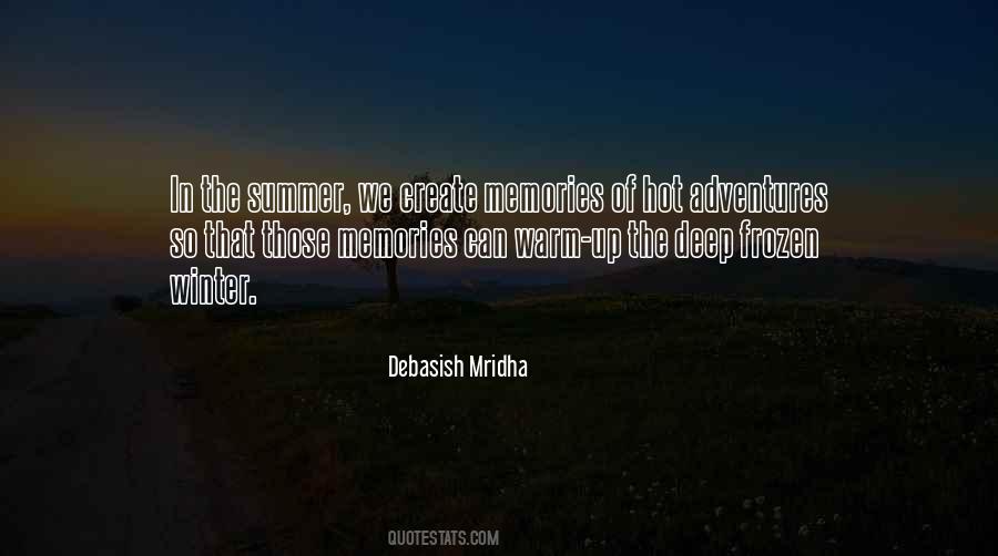 Memories Of Summer Quotes #1243622