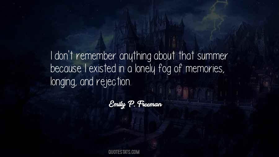 Memories Of Summer Quotes #1370478