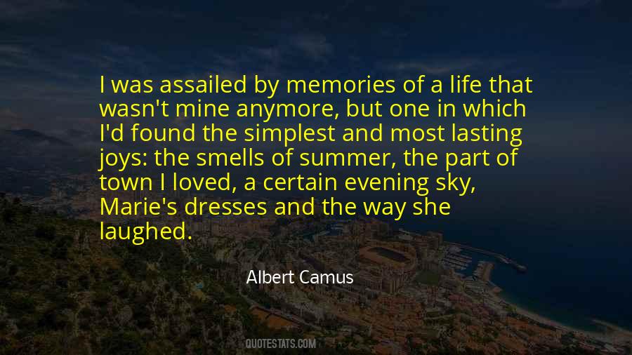 Memories Of Summer Quotes #1523525