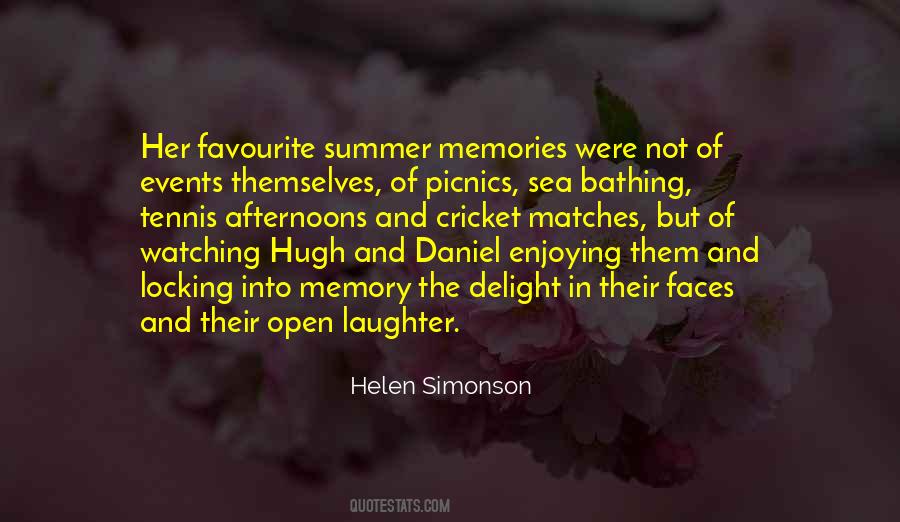 Memories Of Summer Quotes #1530157