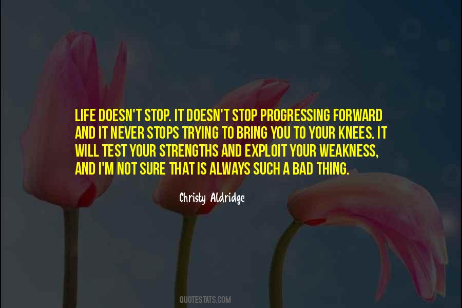 Quotes About Progressing #394817