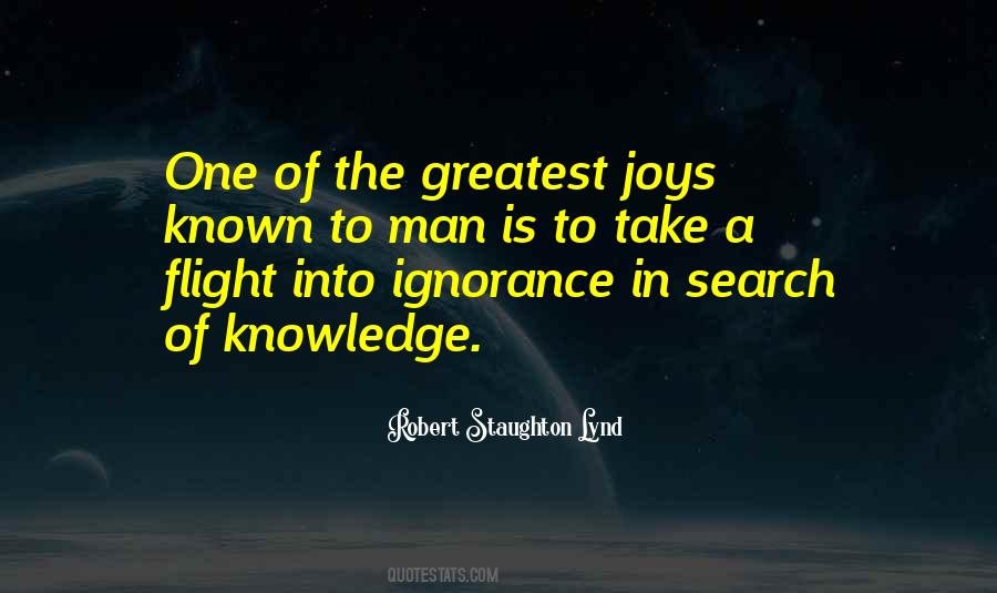 Search Of Knowledge Quotes #1562248