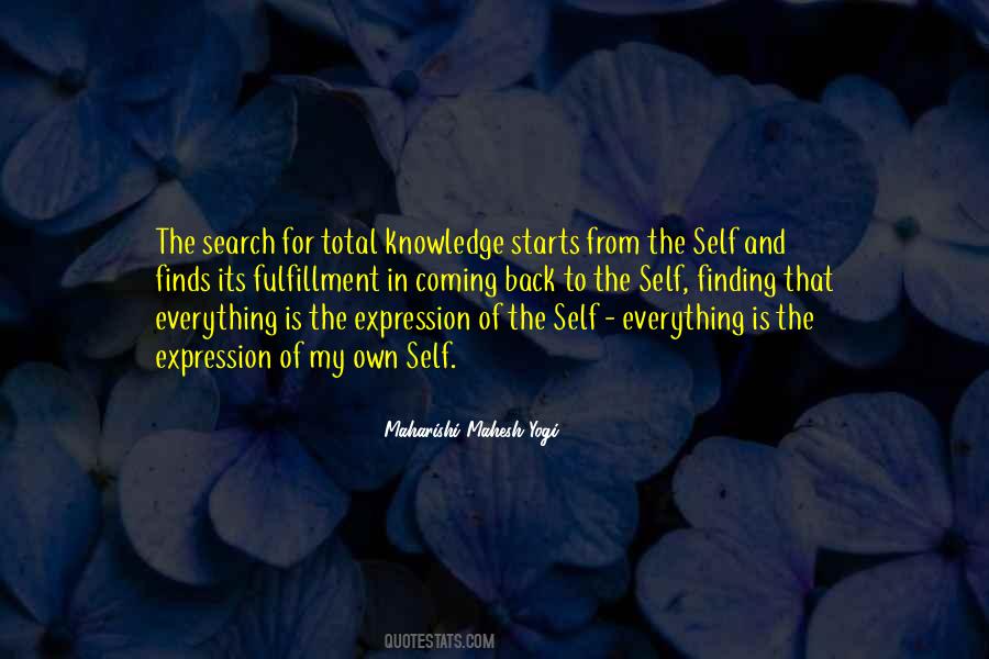 Search Of Knowledge Quotes #1669438