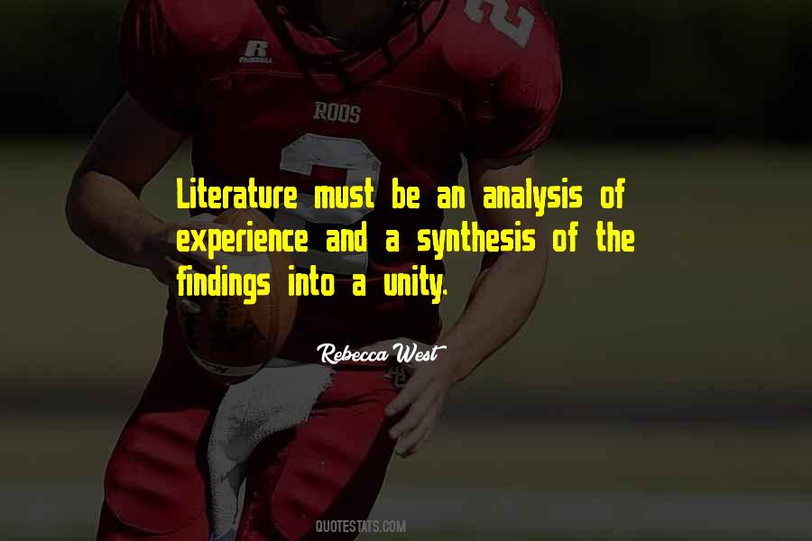 Analysis And Synthesis Quotes #1858747