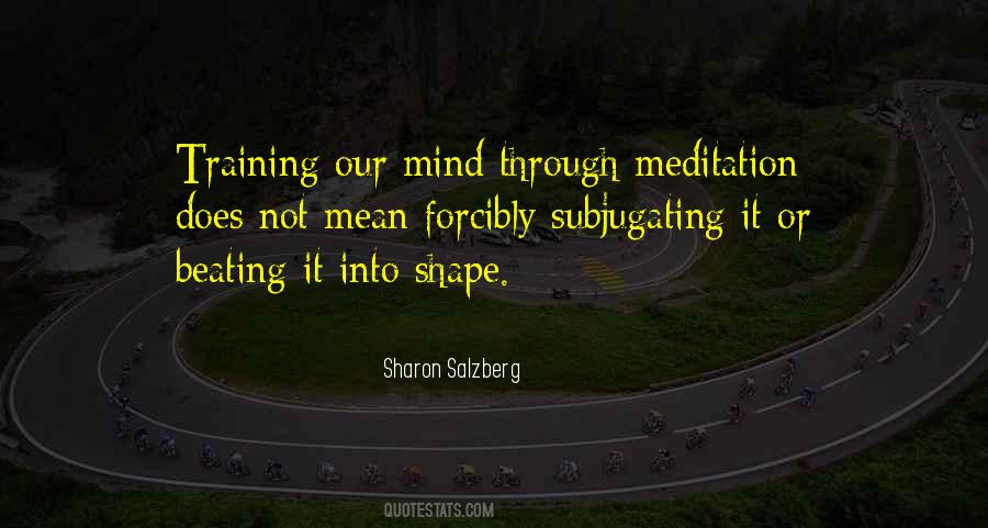 Quotes About Meditation Mind #272587