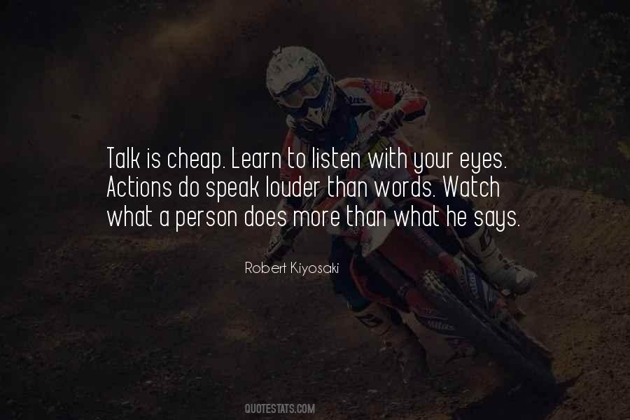 Quotes About Actions Speak Louder #1795705