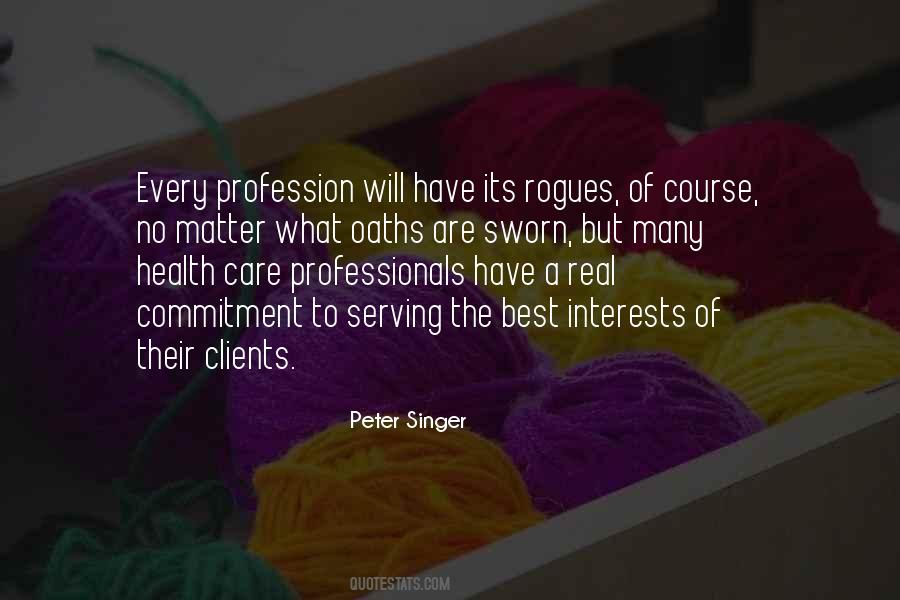 Quotes About Health Care Professionals #1242336