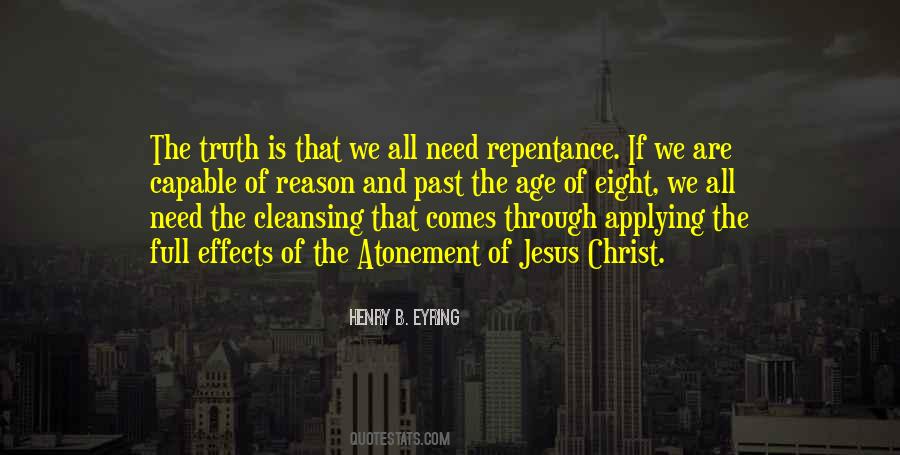 Atonement Of Jesus Christ Quotes #1038819