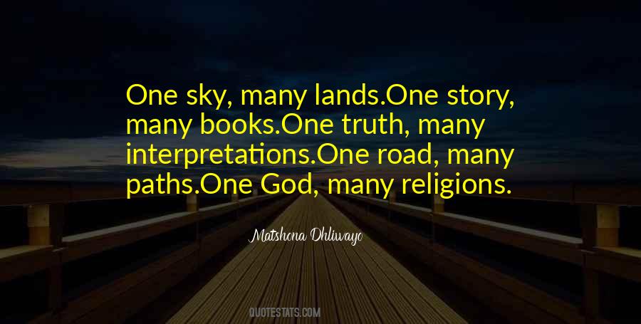 Quotes About One God #1570012