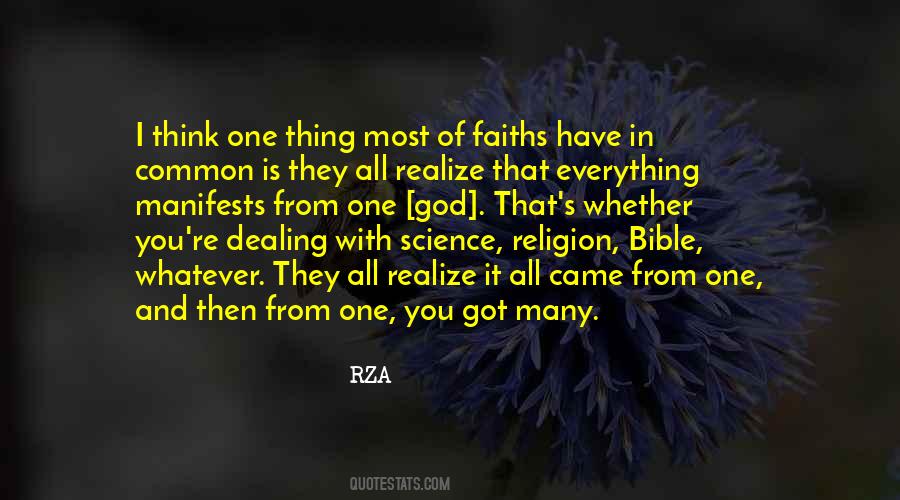 Quotes About One God #1618402