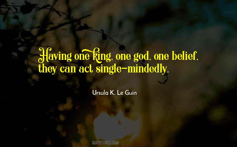 Quotes About One God #982758