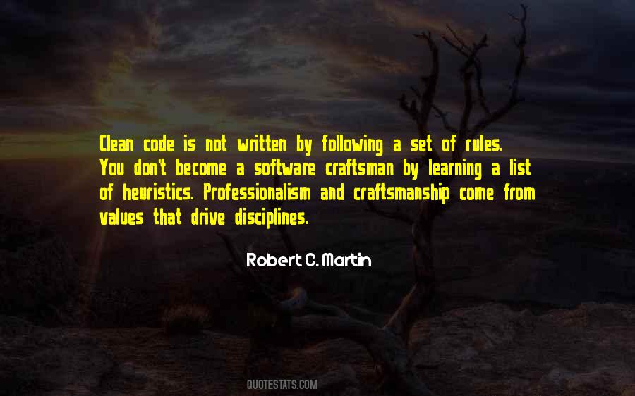 Quotes About Professionalism #1658854