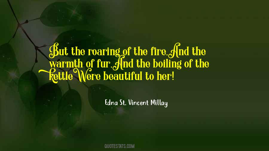 Warmth Of A Fire Quotes #45274