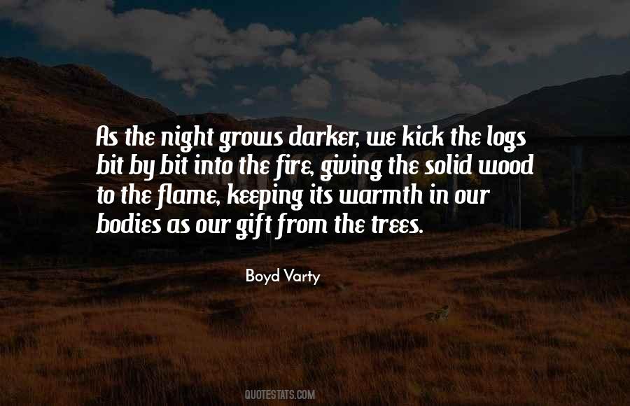Warmth Of A Fire Quotes #905801