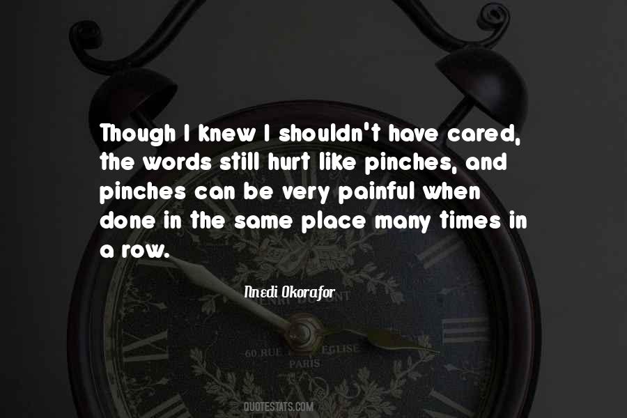 Quotes About Words Hurt #122470