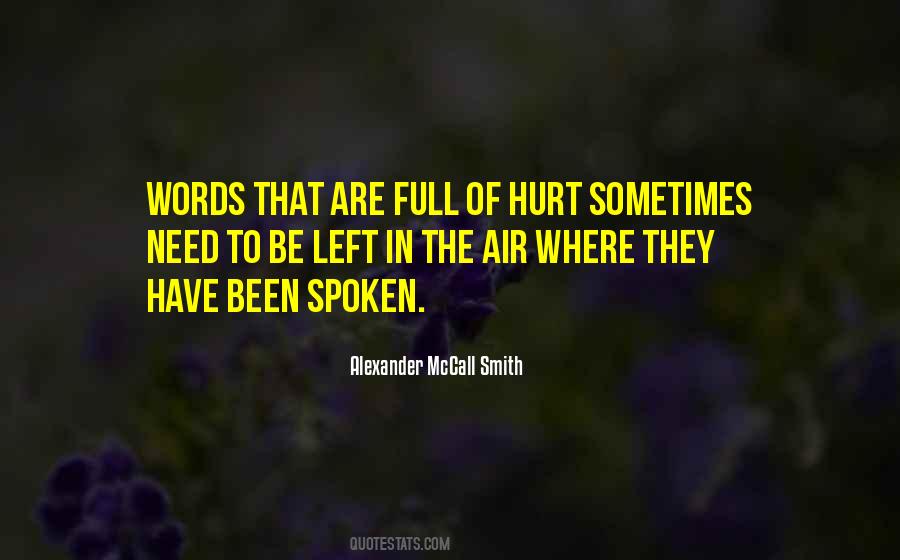 Quotes About Words Hurt #317543
