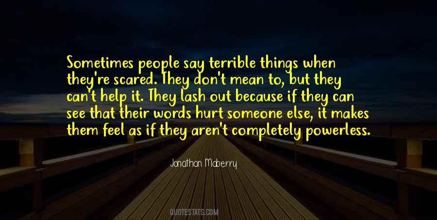 Quotes About Words Hurt #629627