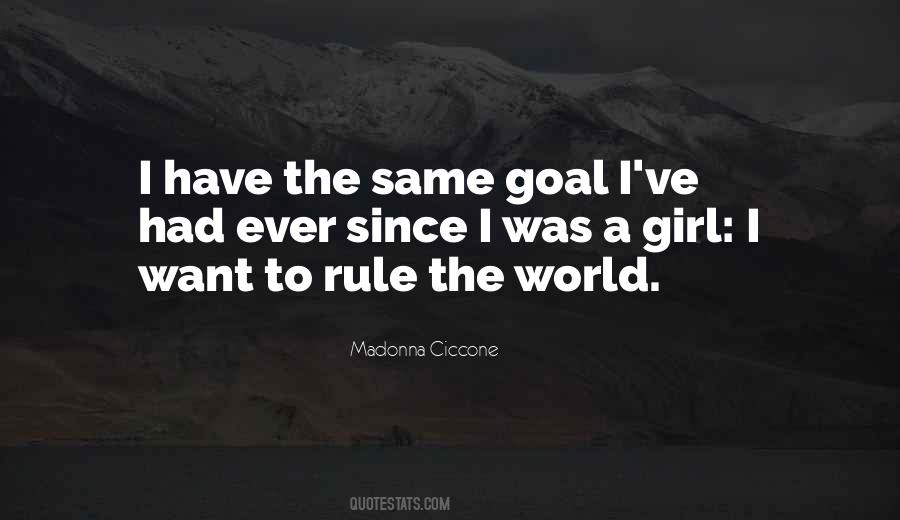 Quotes About Rule The World #1353961