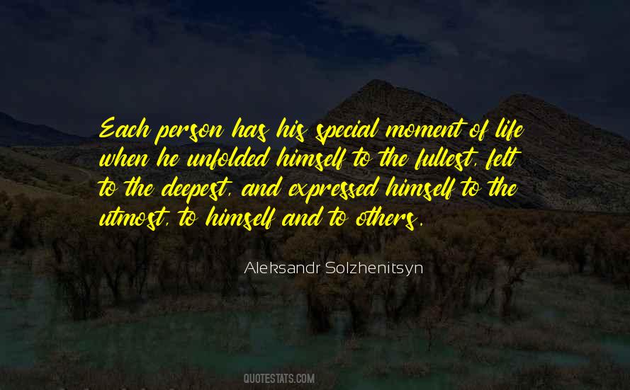 Quotes About Special Moments #93841